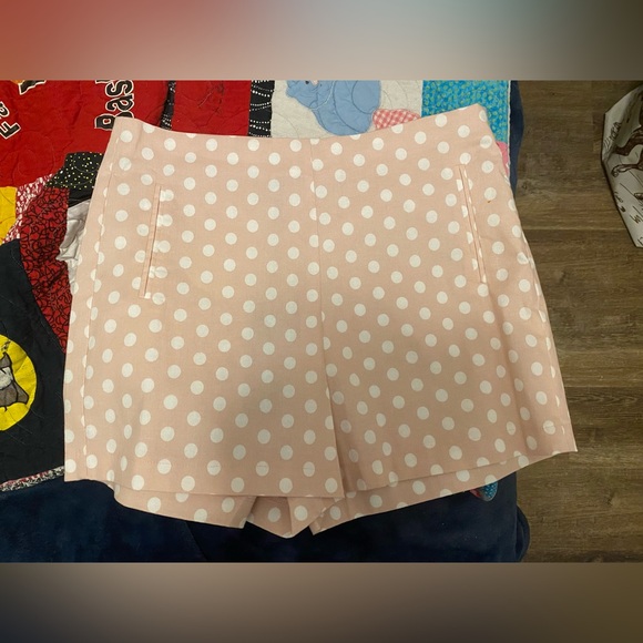 Hemish Pants - Heimish Pink And White Polka Dot Shorts Size Large